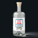 Grappig Christmas Wodka label Likeurfles Etiket<br><div class="desc">Grappige kerst bier labels. © Copyright VERGROOT alleen de winkel. Alle rechten voorbehouden.</div>