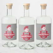 Grappig Christmas Wodka label Likeurfles Etiket (Flessen)