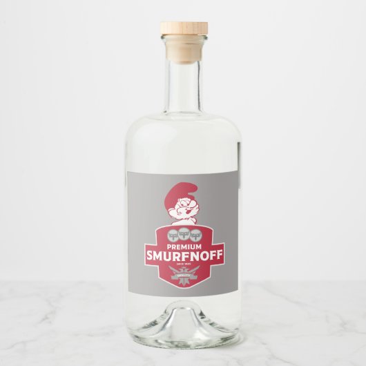 Grappig Christmas Wodka label Likeurfles Etiket (Voorkant)