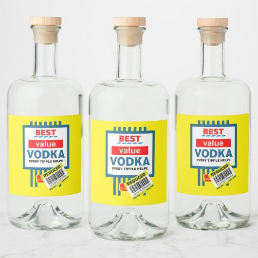 Grappig Christmas Wodka label Likeurfles Etiket (Flessen)