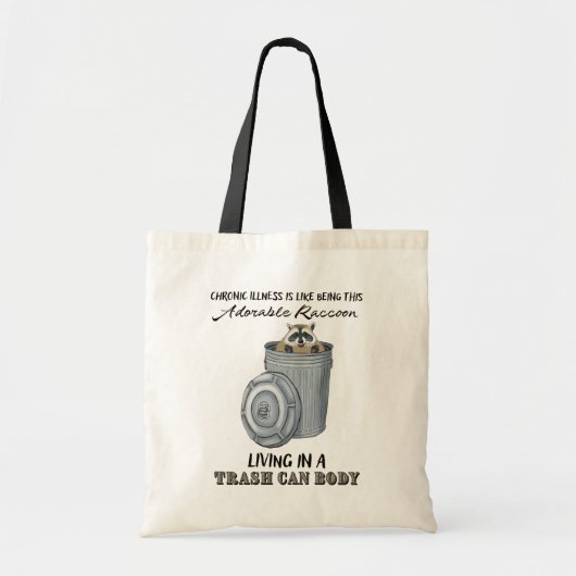 Grappig Chronisch Ziekte Tas, Chronische Ziekte Jo Tote Bag (Voorkant)