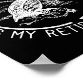 Grappig Chukar Hunting is mijn pensioenplan voor e Poster (Hoek)