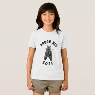 Grappig Cicada Brood XIV 2025 Natuur Bug Lover Tri-Blend Shirt