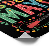 Grappig Cinco De Mayo Fiesta Mexicaanse partij 5 D Poster (Hoek)