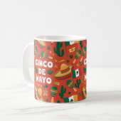 grappig Cinco de Mayo Gift idee Koffiemok (Voorkant links)