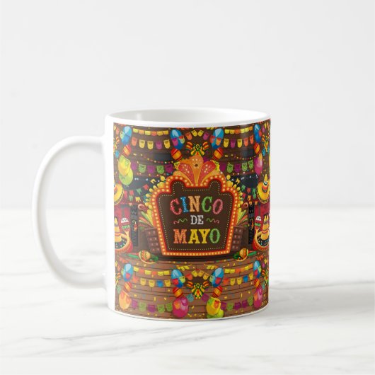 Grappig Cinco de Mayo Gift Koffiemok (Links)