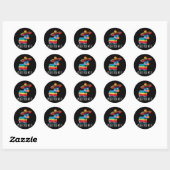 Grappig Cinco De Mayo Grappig Pinata Sombrero Pet Ronde Sticker (Vel)