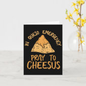 Grappig Cinco De Mayo In Queso Noodshirt Bid Kaart (Gele Bloem)