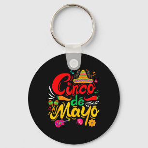 Grappig Cinco De Mayo Mexicaanse Fiesta Party 5 De Sleutelhanger