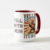 Grappig  circus boos beer schreeuwen is leuk mok (Voorkant rechts)