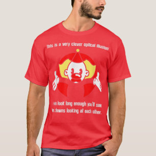 grappig circus ironic sarcasme humor costuum fu t-shirt