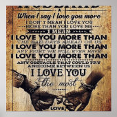 Grappig citaat aan echtgenoot | Cadeau voor je Man Poster (Voorkant)