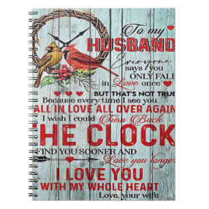 Grappig citaat aan echtgenoot   Cadeau voor Man   Notitieboek