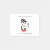 Grappig citaat achter elke succesvolle vrouw is .. post-it® notes (Voorkant)