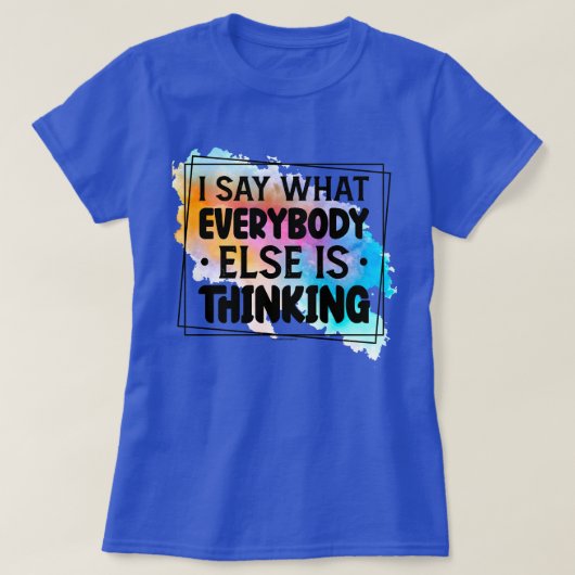 Grappig Citaat Afbeelding T-shirt (Design voorkant)