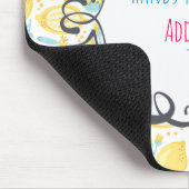 Grappig citaat als het leven je leemons beweegt, v muismat (Hoek)