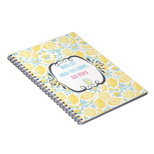 Grappig citaat als het leven je leemons beweegt, v notitieboek (Rechterzijde)