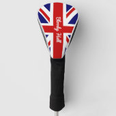 Grappig citaat Bloody Hell Union Jack Golfheadcover (Voorkant)