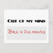 Grappig citaat briefkaart (Voorkant)