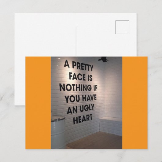 Grappig citaat briefkaart (Voorkant / Achterkant)