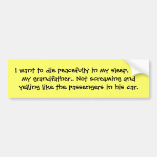 grappig citaat bumpersticker