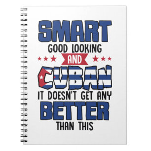 Grappig citaat Cubaanse vlag nationaliteit Notitieboek