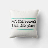 Grappig citaat dat ik dit Sierkussen van de Plaats (Achterkant)