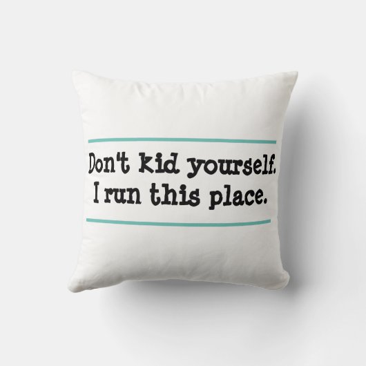 Grappig citaat dat ik dit Sierkussen van de Plaats (Achterkant)