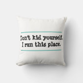 Grappig citaat dat ik dit Sierkussen van de Plaats (Voorkant)