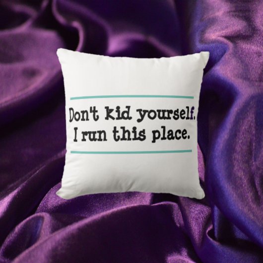 Grappig citaat dat ik dit Sierkussen van de Plaats