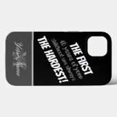 Grappig citaat: De eerste 40 jaar van je kindertij Case-Mate iPhone Case (Achterkant (horizontaal))