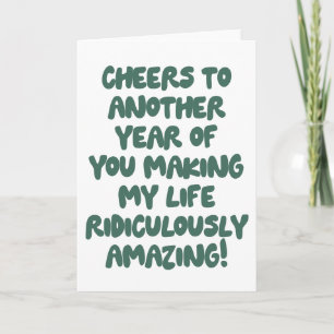 Grappig citaat Echtgenote Man houdt van romantisch Kaart