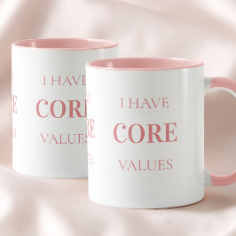 Grappig citaat Eenvoudige typografie Roze Pilates- Mok