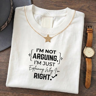 Grappig Citaat Grafische T-shirt voor het Uitlegge