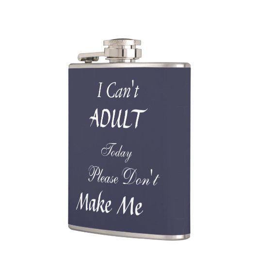 Grappig citaat heupfles (Links)