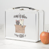 Grappig citaat Home is waar je kat is (In situ)