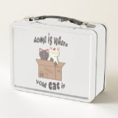 Grappig citaat Home is waar je kat is (Achterkant)