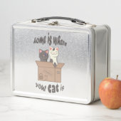 Grappig citaat Home is waar je kat is (In situ)