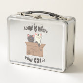 Grappig citaat Home is waar je kat is (Voorkant)