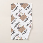 Grappig citaat Home is waar je kat is Bad Handdoek (Handdoek)