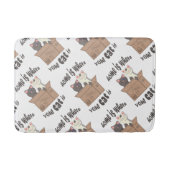 Grappig citaat Home is waar je kat is Badmat (Voorkant)