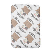 Grappig citaat Home is waar je kat is Badmat (Voorkant Verticaal)