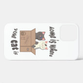 Grappig citaat Home is waar je kat is Case-Mate iPhone Case (Achterkant (horizontaal))
