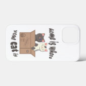 Grappig citaat Home is waar je kat is Case-Mate iPhone Case (Achterkant (horizontaal))