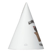 Grappig citaat Home is waar je kat is Feesthoedjes (Links)