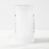 Grappig citaat Home is waar je kat is Matglas Bierpul (Center)