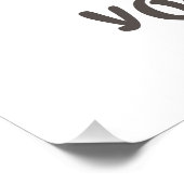 Grappig citaat Home is waar je kat is Perfect Poster (Hoek)