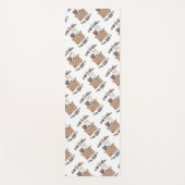 Grappig citaat Home is waar je kat is Yogamat (Voorkant)