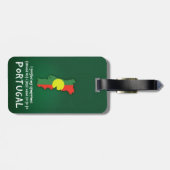 Grappig citaat Ik googelde mijn symptomen Portugal Bagagelabel (Achterkant horizontaal)