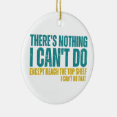 Grappig citaat. Ik kan alleen maar lezen Keramisch Ornament (Rechts)